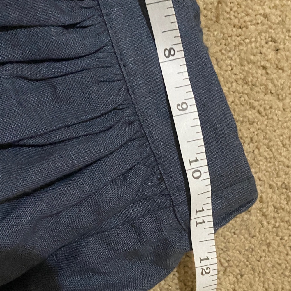 notPERFECTLINEN City Skirt Grey-Blue A-Line Skirt - Picture 3 of 10